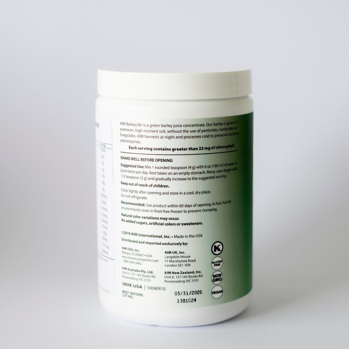 AIM Barleygrass